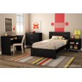 thumbnail image 3 of South Shore Flexible Collection 3-Drawer Chest Black Oak, 3 of 4