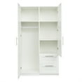 thumbnail image 4 of Cfowner 2 Door Wardrobe Cabinet with 2 Drawers and 5 Storage Spaces, 39.37"W x 19.49"D x 70.87"H, 4 of 4