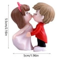 thumbnail image 3 of Desktop Decor,Valentine's Day Decorations Couple Toys Home Decor Boy Dress Girl Wedding Cake Topper, 3 of 9