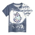 thumbnail image 4 of CAUYDY Halloween Toddler T-Shirts Kids Baby Girls Boys Pumpkin Graphic Tee Tops Spooky Season Tops(Blue,13-14 Y), 4 of 4