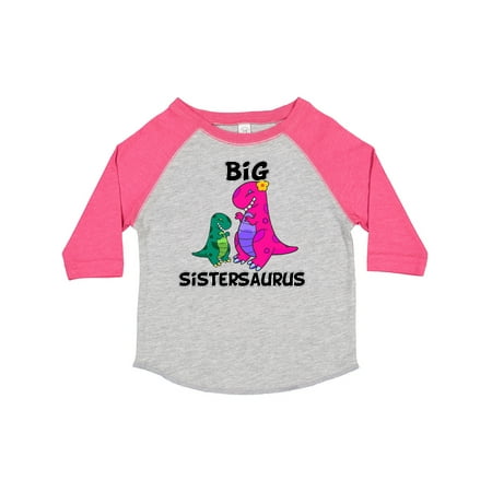 

Inktastic Big Sistersaurus Gift Toddler Toddler Girl T-Shirt