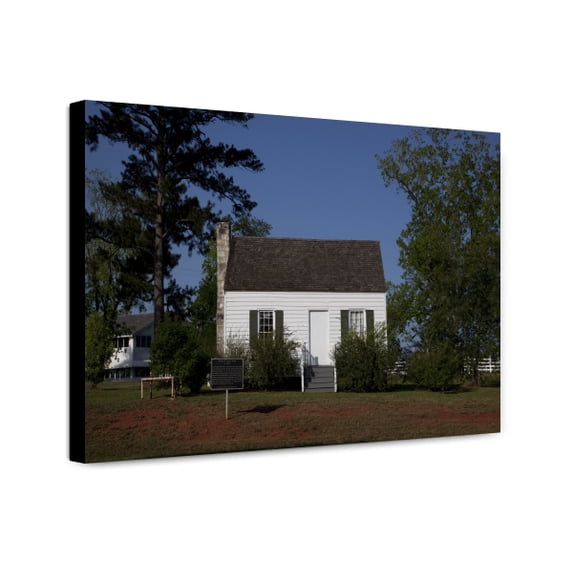 Canvas Print: The William B. Travis House Built In 1820 In Perdue Hill, Alabama