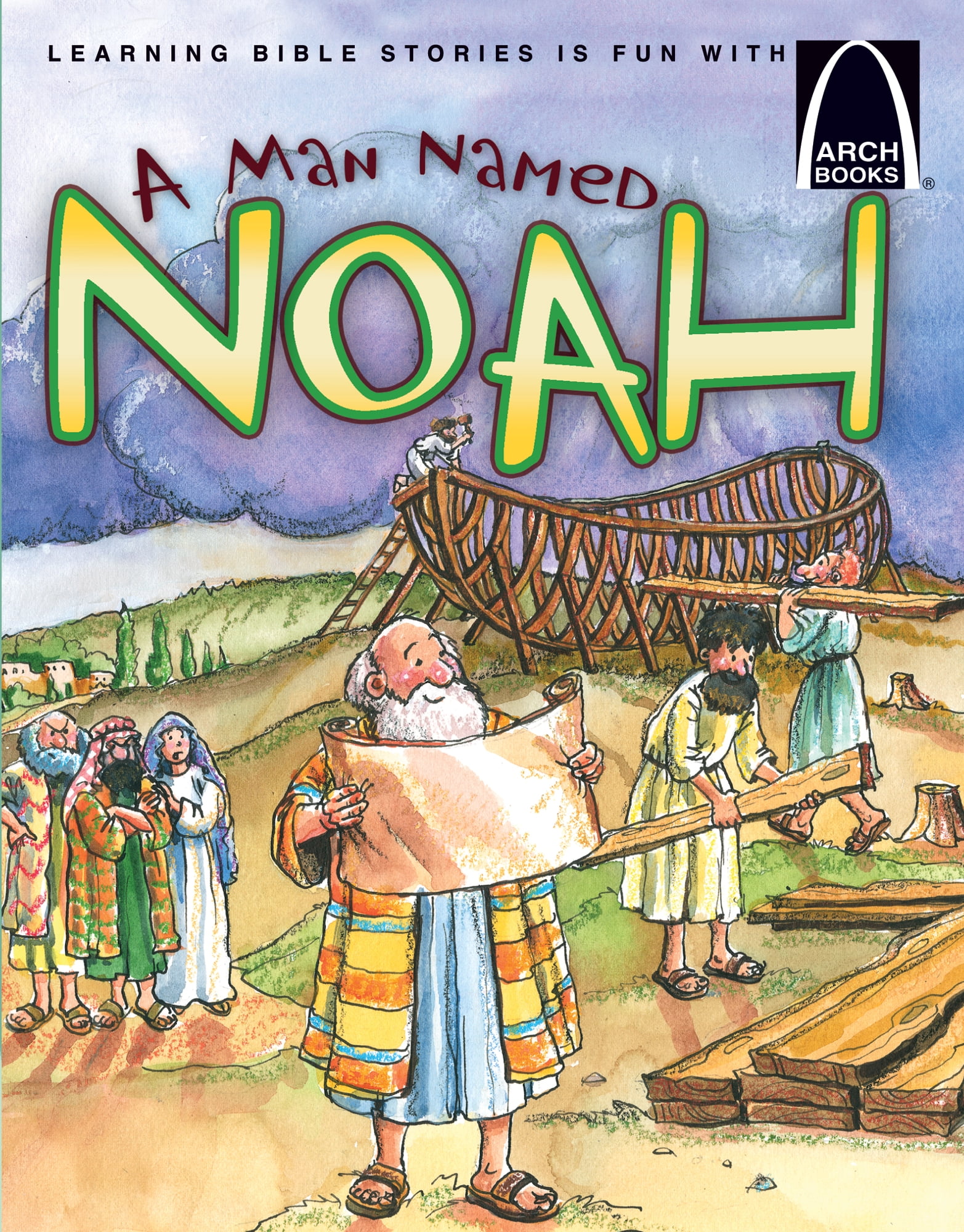 Arch Books Old Testament Bible Stories: Noah; Ten Commandments; Daniel; Jericho's Tumbling Walls; The Baby Moses; Fiery Furnace (Paperback Set)