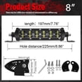 thumbnail image 2 of Colight LED Off-Road Light Bar, 8 Inch Co light Spot Flood Combo LED Off-Road Light Bar ,30W 3600LM 6000K,for Boat Trucks Pickup SUV ATV UTV,IP67 Waterproof, 2 of 11