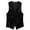 Black, variant on Rovga Mens Jackets Sleeveless Coats Lapel Sequin Tops Outdoor Vests Fall Winter Cool Simple Style Clothes 4Xl Gold