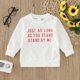 thumbnail image 2 of Gibobby Conjuntos de día de San Valentín para niñas y niños, estampado de letras, cuello redondo, sudaderas de manga larga, camiseta, pulóver, Tops(Blanco, 6-12 Meses), 2 of 4