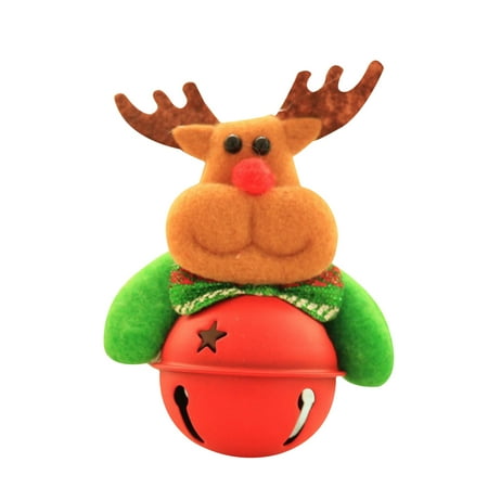 

Worallymy Christmas Decoration Doll Bell Fireplace Door Table New Year Xmas Tree Ornament Hanging Pendant