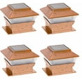 thumbnail image 2 of RELIGHTABLE Solar Square Outdoor Post Cap Deck Lights for 4x4 (Copper) (4-Pack), 2 of 4