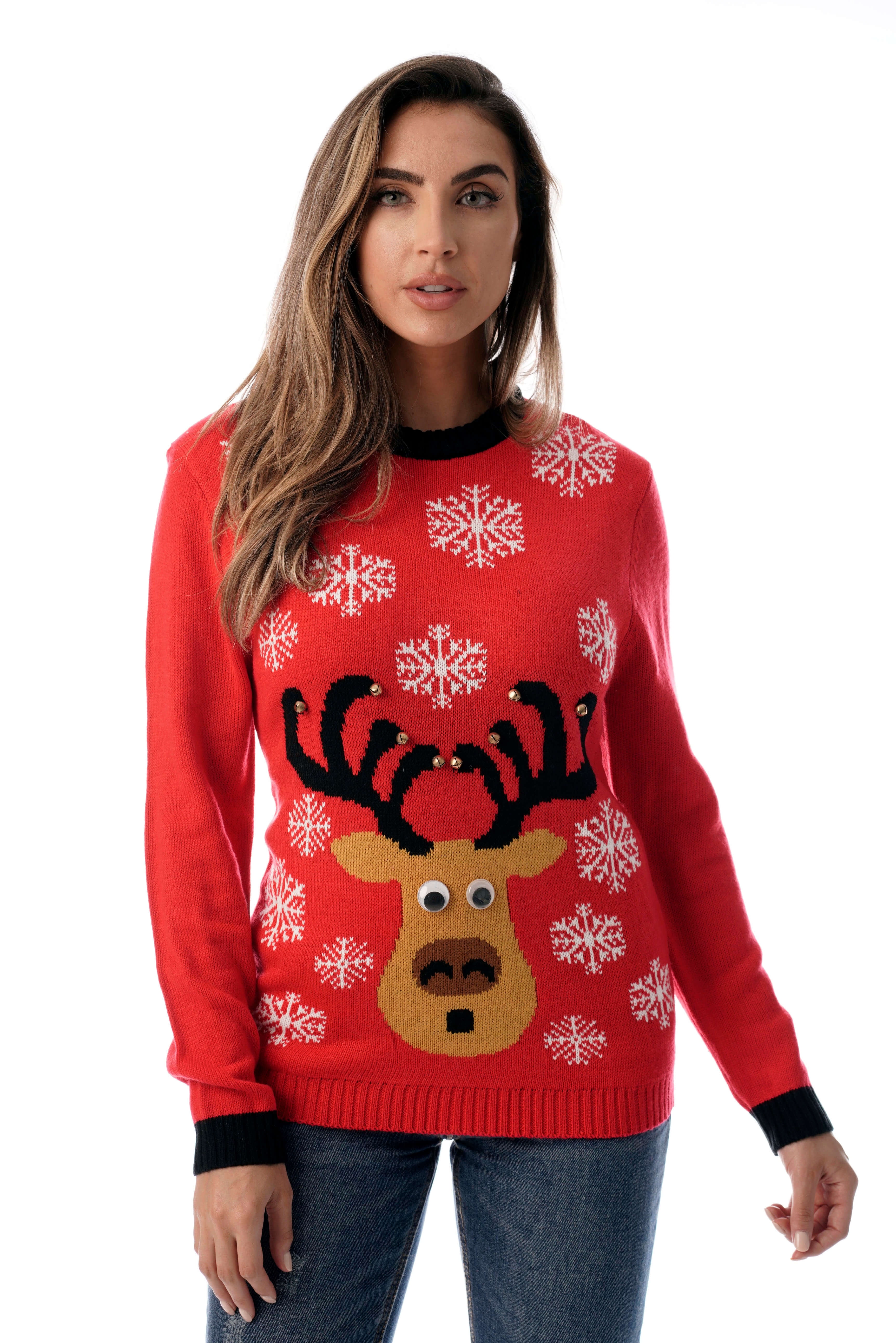 Doggie Style Store Black Reindeer Rudolph Cat Pet Kitten Knitted Jumper Knitwear Christmas Xmas Sweater Size XL