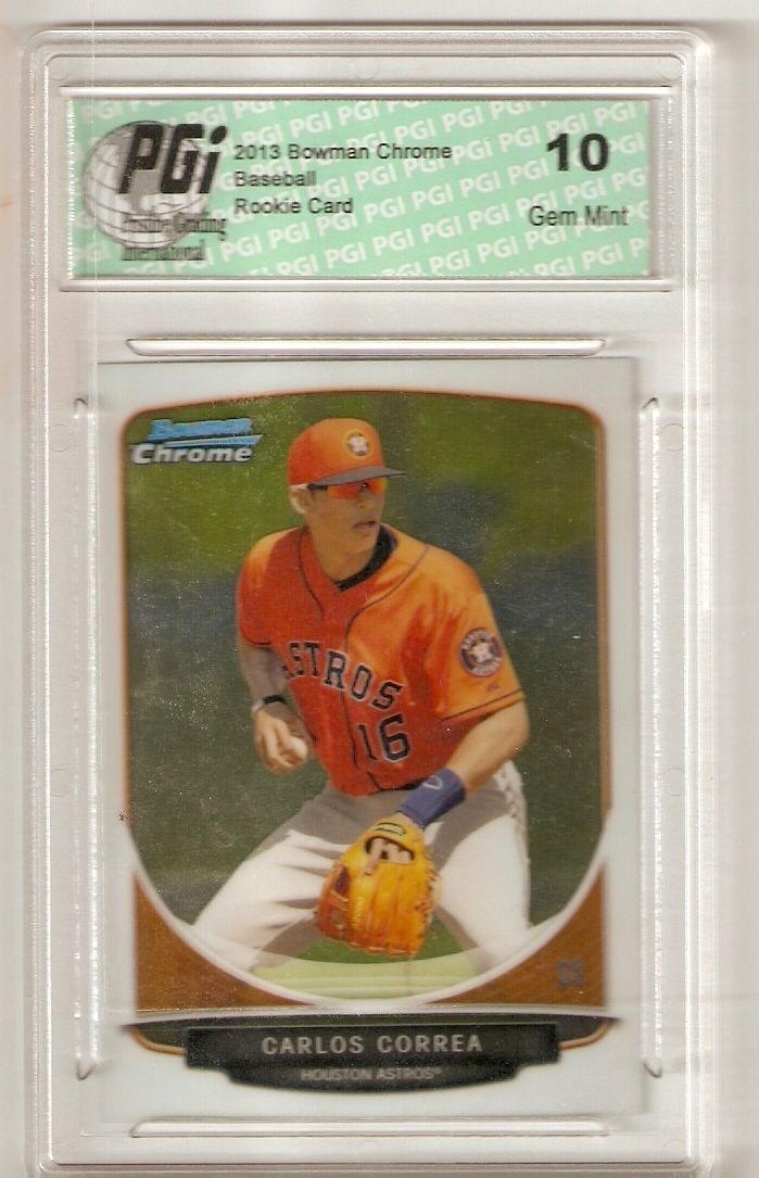 13 Bowman Chrome Tp 10 Carlos Correa Beckett 9 5 Gem Mint Sweet Collectibles Memorabilia Jesuskidsng Org