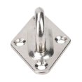 thumbnail image 3 of 4Pcs 304 Stainless Steel Ceiling Wall Mount Hook Heavy Duty Anchor Eye Plate For Boat Yoga Swings Hammocks 6mm8mm Full Welding, 3 of 5