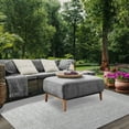thumbnail image 3 of Superior Two-Toned Braided Indoor/ Outdoor Area Rug, Canvas/ White, 6' x 9', 3 of 7