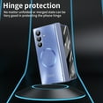 thumbnail image 2 of for Samsung Galaxy Z Fold 5 Case, Front Tempered Glass Screen Protector, Premium PC Protective Phone Cover, Luxury Glossy Shockproof Hinge Protection, for Samsung Galaxy Z Fold 5, Blue, 2 of 7