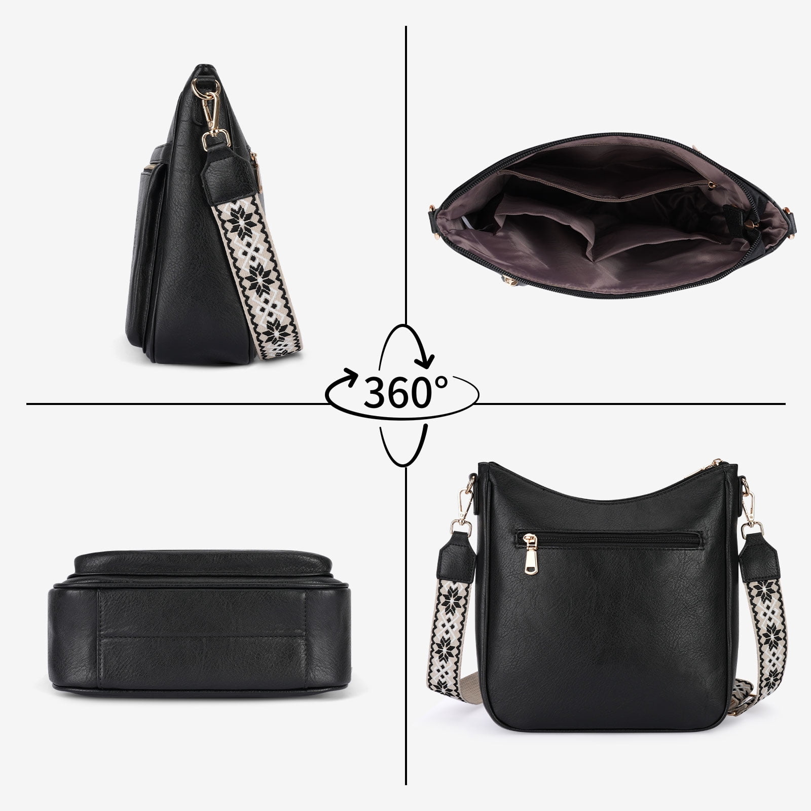 APHISON Ladies Crossbody Bags Lightweight Shoulder Bags, Crossbody Purse With Adjustable Strap For Daily Life