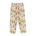thumbnail image 4 of Goofa Animals Forest Printed Soft Pajama Pants for Women, Wide Leg Comfy Casual Lounge Yoga Pants-XX-Large, 4 of 9