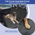 thumbnail image 2 of Upgraded 900D Heavy Duty Dog Back Bench Seat Cover, Car Seat Protector, 3 Seatbelts & Armrest Compatible, Waterproof Nonslip Pet Backseat Cover for Dogs & Kids, Fits Most Cars, SUVs, Trucks, 2 of 7