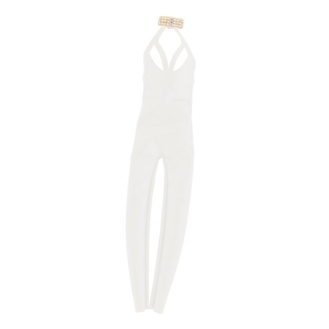 1/6 Scale Female Figure Jumpsuits Bodysuits for 12" Action Figure , White, 23.5cm