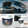thumbnail image 4 of Yuyamidu Aesthetic Mushroom Hood Cover for Cars Sedans Flower Auto Rearview Protection Cover 1 Car Front Hood Cover Protector with 2 Side Mirror Covers Car Exterior Accessories, 4 of 7