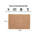 thumbnail image 2 of Cat Scratcher Mat, Natural Sisal Cat Scratch Mats, Horizontal Cat Floor Scratching Pad Rug, Protect Carpets and Sofas, 23.6 X 15.7 Inch, 2 of 5