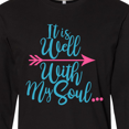 thumbnail image 4 of Inktastic It is Well with My Soul Pink Arrow Long Sleeve T-Shirt, 4 of 5
