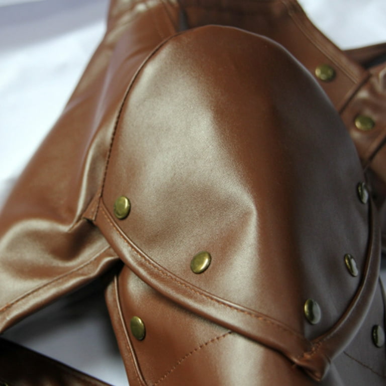 Women's Steampunk Accessories Retro Leather Armlet Armband Armor Shrug 