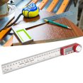 thumbnail image 2 of Battery Powered Electronic Ruler, Stainless Steel Measuring Ruler, LCD For Length Measuring Angle Measuring 0-300mm, 2 of 8