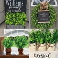 thumbnail image 3 of Morttic 10 Bundles Artificial Boxwood Plants Shrubs Artificial Flowers for Outdoors UV Resistant Greenery Foliage Spring Garden Farmhouse Office Patio Wedding Decor Indoor Decoration, 3 of 6