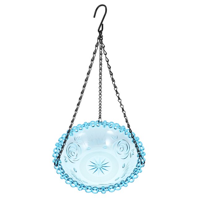 SHOWERORO Comedero Para Colibríes Y Pájaros Pequeños Para Jardín En Material Duradero Azul