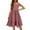 AQ17-Watermelon Red, variant on Lumtrix Girl's Summer Sundress Spaghetti Strap Solid Cotton Long Maxi Dress Casual Cami Dresses for 3-14 Years Beige 140