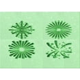 thumbnail image 1 of Ahgly Company Indoor Rectangle Patterned Light Green Area Rugs, 8' x 10', 1 of 6