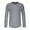 Grey, variant on JURANMO Men's Gym Workout Tees Solid Color Lightweight Breathable Long Sleeve T Shirts Casual Crewneck Pullover Tops Deals of Today Orange XL
