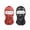 1, variant on 2 Pack Breathable Face Mask Red White for Outdoor Sports Running Cycling