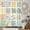 B3, variant on JAWO Retro Shower Curtain Vintage Abstract Boho Floral Shower Curtains for Bathroom Decor Pink Yellow Botanical Geometric Groovy Aesthetic Pattern Shower Curtain Sets with Hooks,36X72IN