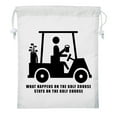 thumbnail image 2 of Mato & Hash Mini Drawstring Golf Bags | Golf Favor Bags for Leagues White, 2 of 3