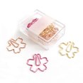 thumbnail image 4 of Creative SakuraShaped Metal Paper Clips Assorted Color for Organize Use with Strong Clipping Force 12PCS, 4 of 9