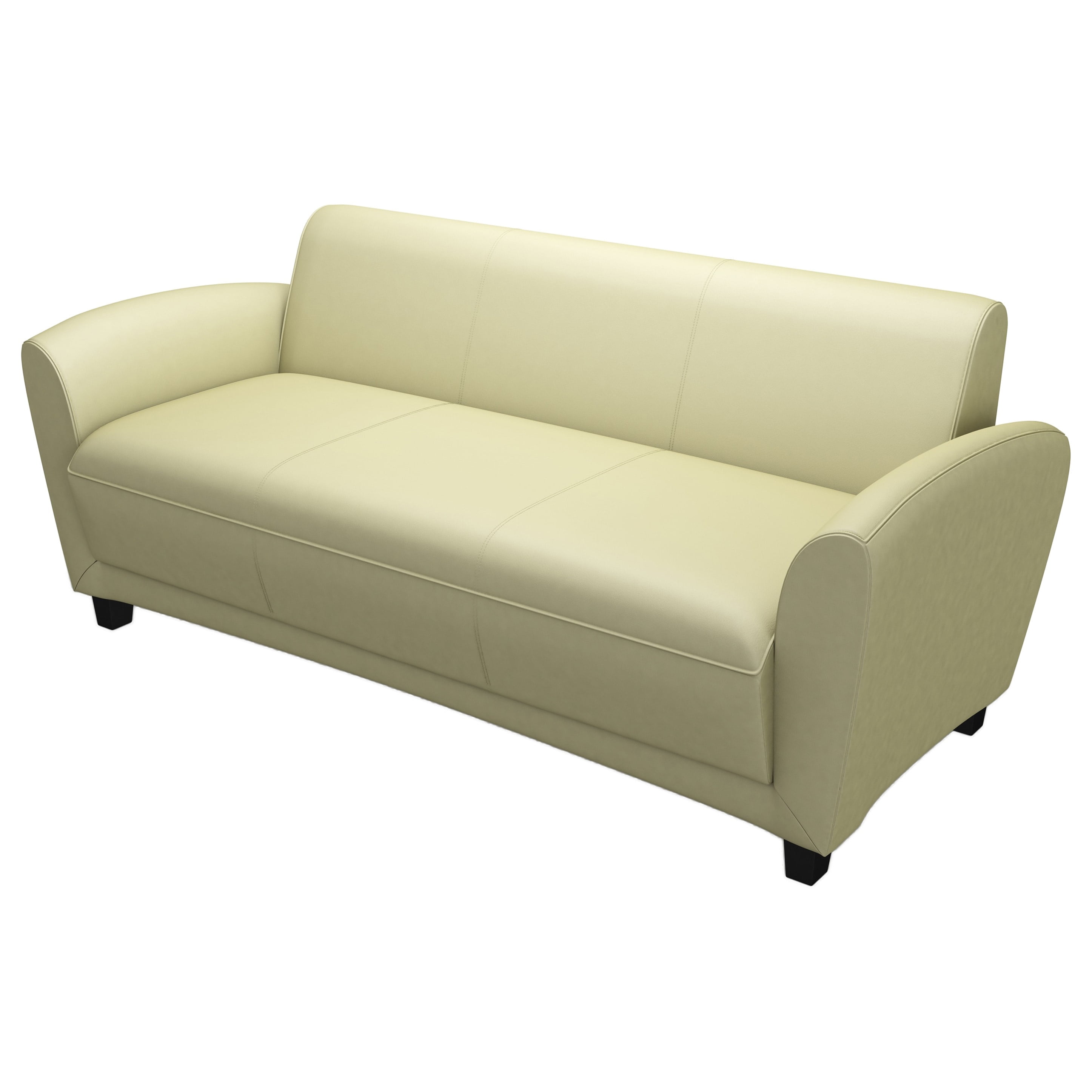 Mayline Santa Cruz Series Occasional Faux Leather Sofa