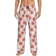 thumbnail image 2 of Lsque Floral Strawberr Print Men's Pajama Pants, Lounge Pant - Comfortable Home Wear,Elastic Waistband, Stylish Design-XX-Large, 2 of 9