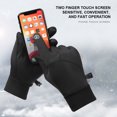 thumbnail image 3 of Guantes de ciclismo unisex resistentes al viento y al frío guantes de invierno para deportes al aire libre, 3 of 9