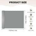 thumbnail image 3 of Uxcell 1 Hoja de Vinilo Puff 3D para Transferencia de Calor 10" x 6ft Gris para camisetas y proyectos de tela DIY, 3 of 7