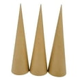 thumbnail image 2 of S SERENABLE 3 Pieces Paper Mache Cones Open Bottom Hands on Cardboard Cones for Craft for Scrapbooking Decorating Party Hats Embellishing 35cm, 2 of 8