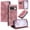 Pink, variant on For Google Pixel 10 / 10 Pro 6.3" Totem Embossed Strong Magnetic Attachment/Closure, Card Slots/Pocket, PU Leather Flip Wallet Case,Green,For Pixel 10 / 10 Pro