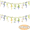 Style1, variant on Flower Banner 2Pack Reusable Spring PVC Wildflower Flower Garland for Garden,Wedding,Baby Shower,Tea Party Decorations Style1