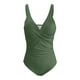 thumbnail image 4 of WILLBEST Traje de Baño con Faja Trajes de Baño para Mujer Trajes de Baño para Mujer Cuello En V Fruncido Push Up Traje de Baño, 4 of 4