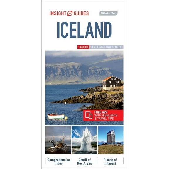 Insight Guides Travel Map Iceland
