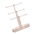 thumbnail image 2 of Milageto Jewelry Holder Showcase T Shape Jewelry Organizer for Watches Necklaces Women, 2 of 8