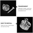thumbnail image 3 of BESTYASH 100pcs Bathroom Mirror Clips Mirror Glass Clips Silver for Homeowners in Bedroom, 3 of 8
