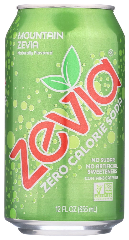 Zevia Soda Zero Calorie Mountain Zevia Can, 6/12 Fl Oz - Walmart.com ...