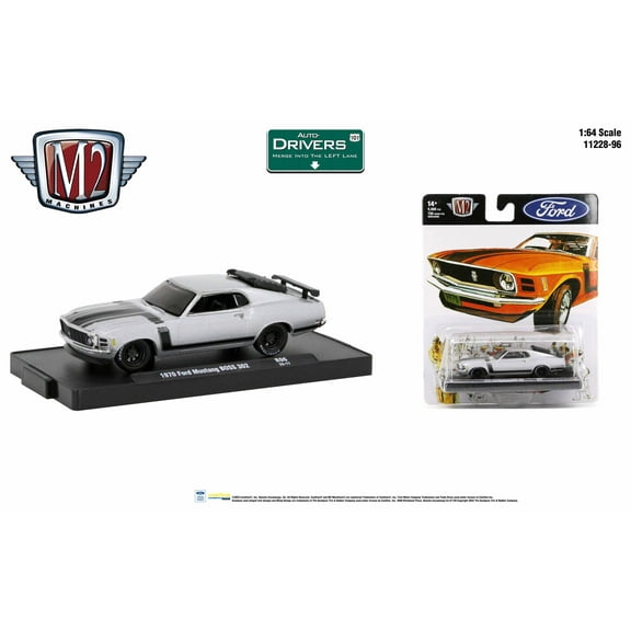 M2 Machines Auto-Drivers 1:64 R96 1970 Ford Mustang Boss 302