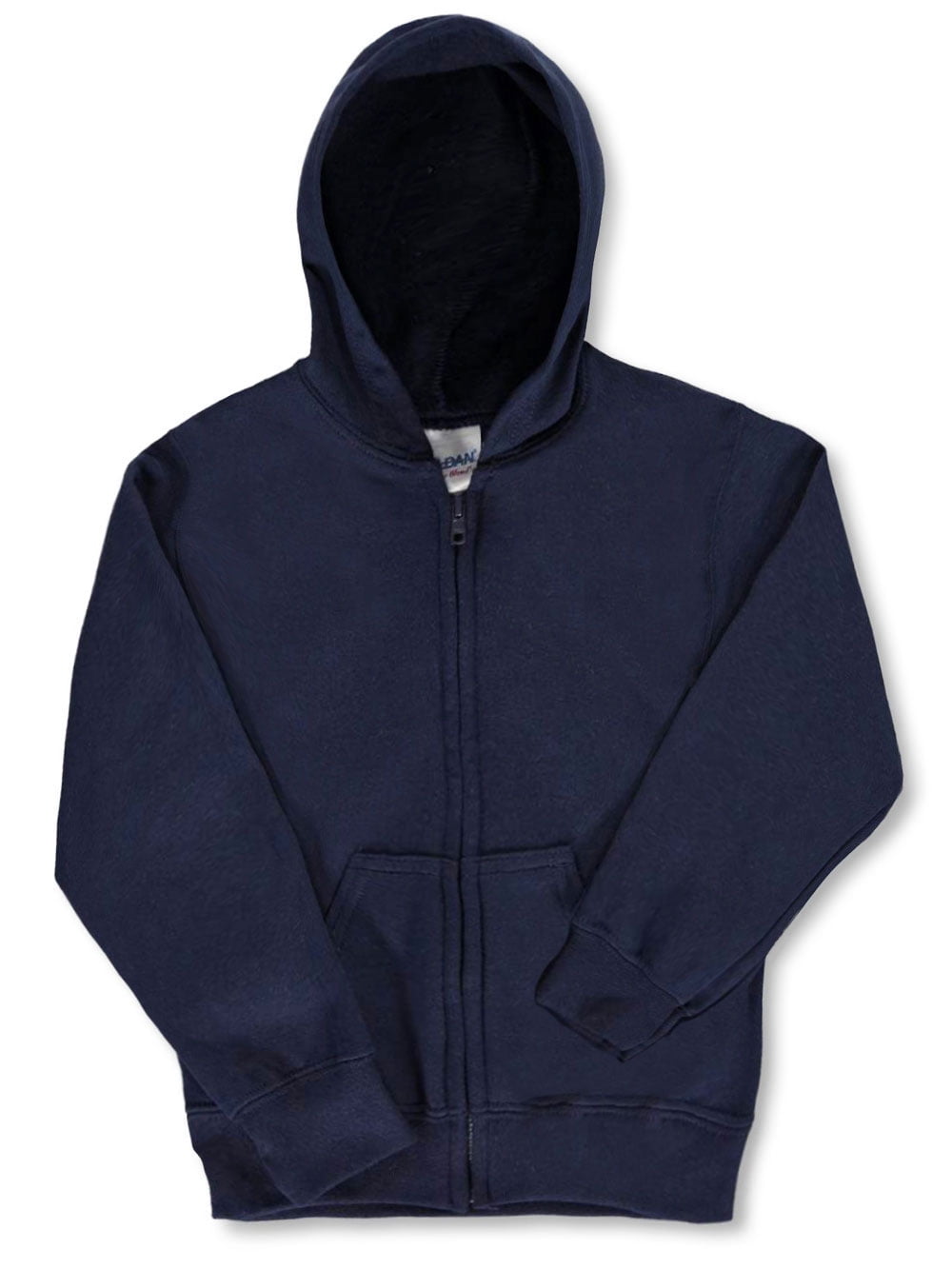 Gildan Basic Fleece Zip-Up Unisex Hoodie Youth Sizes S - XL