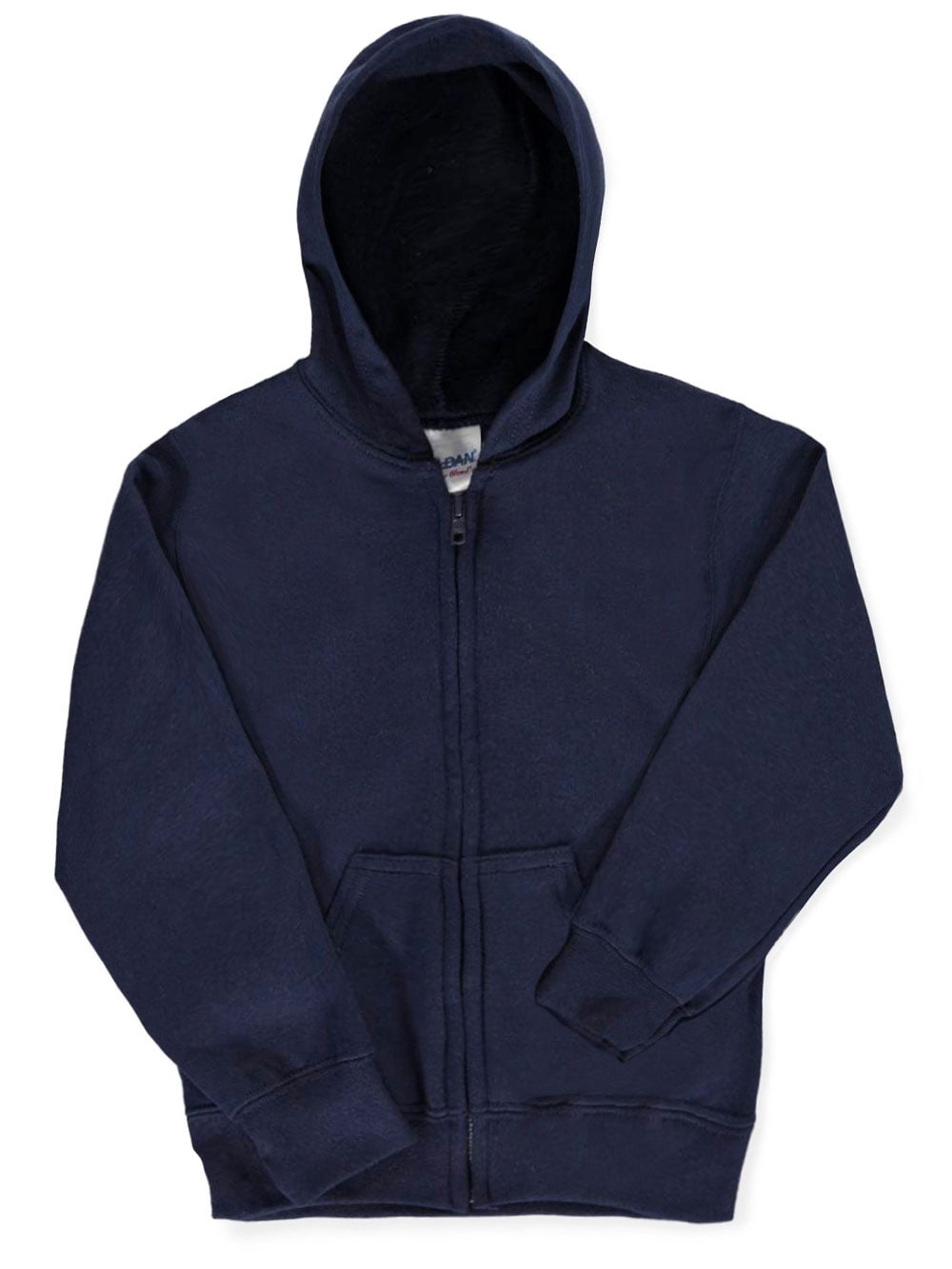 Gildan Basic Fleece ZipUp Unisex Hoodie (Youth Sizes S XL